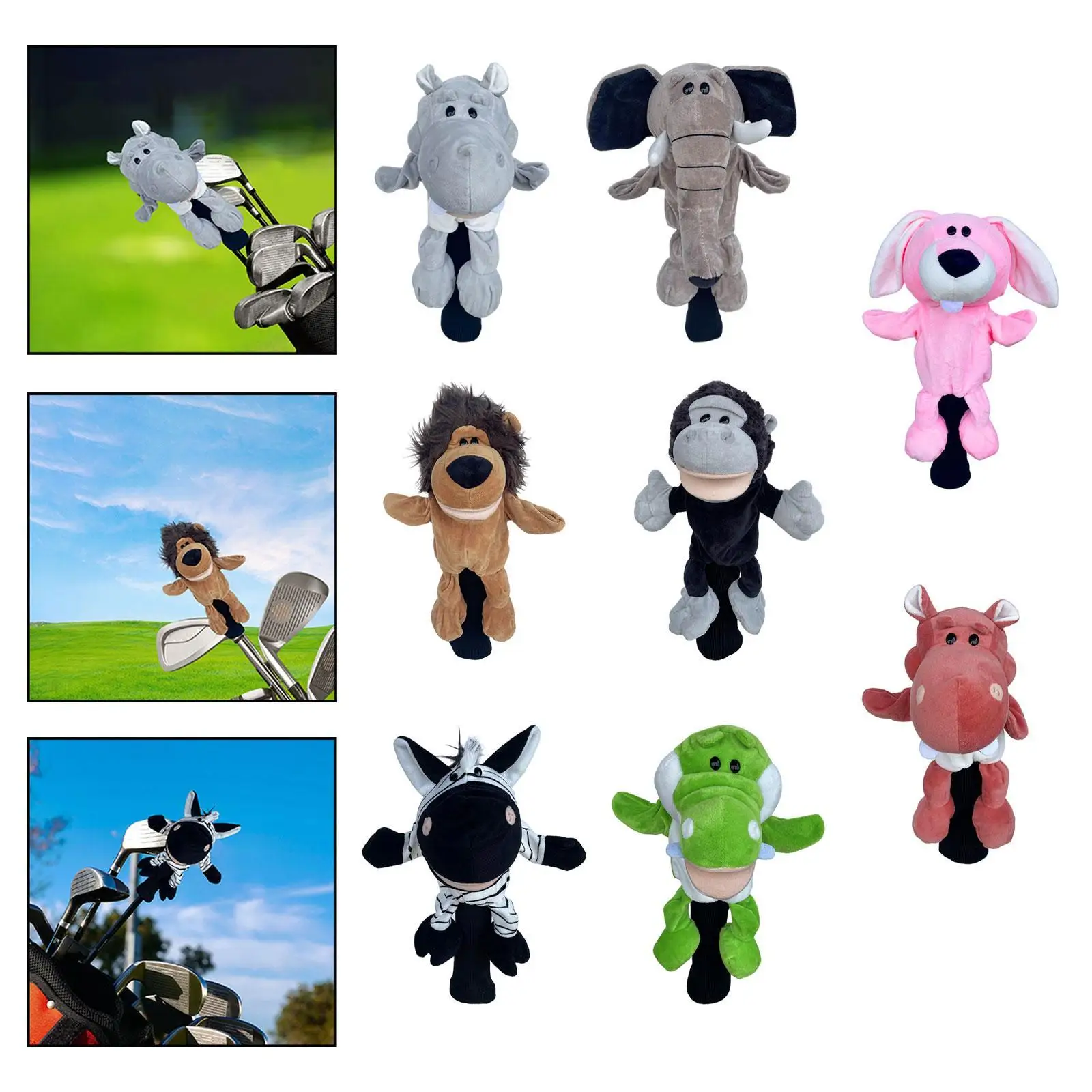 Animal Golf Headcover for Fairway Wood Funny Anti Scratch Golf Club Head Cover for Training Adults Beginner Women Men Golfer
Animal Golf Headcover for Fairway Wood Funny Anti Scratch Golf Club Head Cover for Training Adults Beginner Women Men Golfer