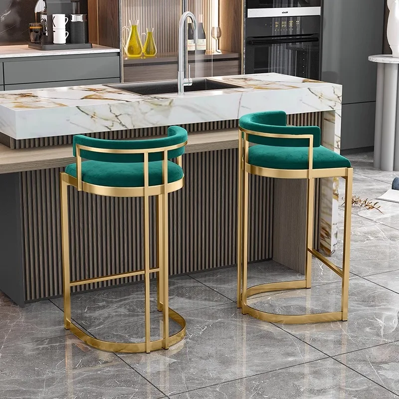 Bar chair household wrought iron high stool chair modern simple stool front desk checkout page bar chair backrest high bar stool
Bar chair household wrought iron high stool chair modern simple stool front desk checkout page bar chair backrest high bar stool