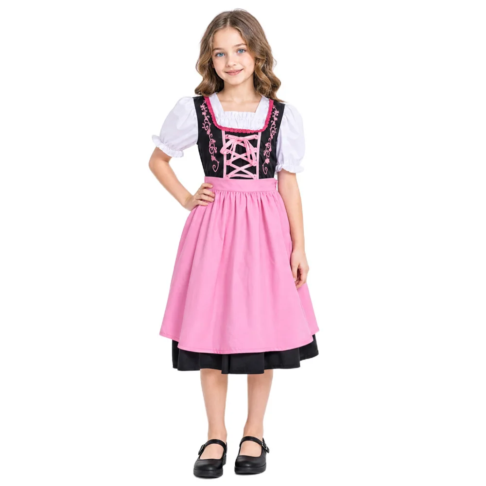 Kids Girls Bavarian Dirndl Costume German Oktoberfest Dress Beer Fest Outfit Halloween Cosplay Fancy Party Dress
Kids Girls Bavarian Dirndl Costume German Oktoberfest Dress Beer Fest Outfit Halloween Cosplay Fancy Party Dress