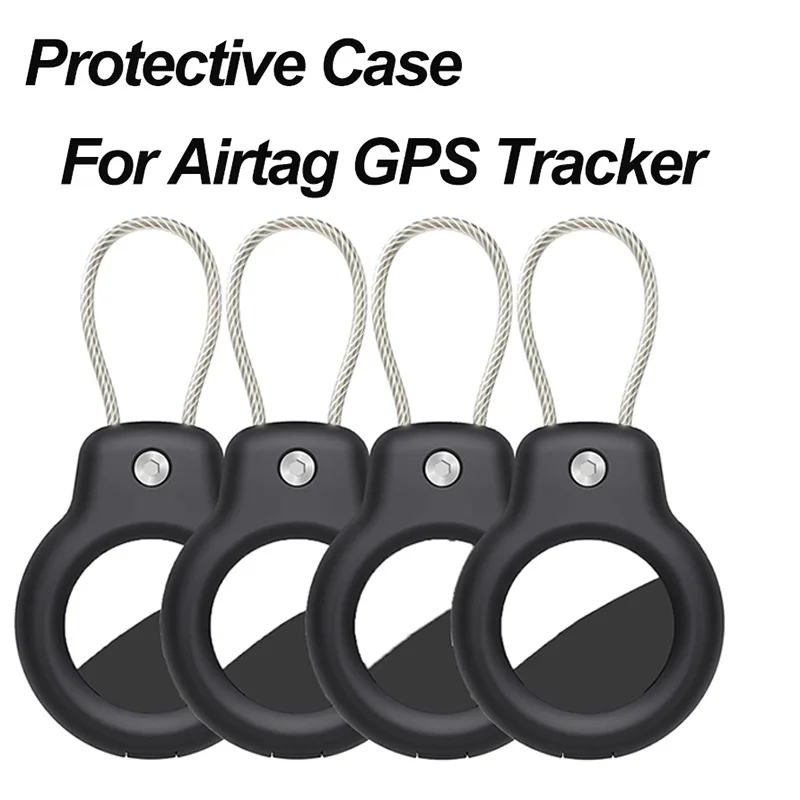 Чехол для Apple AirTag с защитой от потери, для багажа, сумок, ключей, рюкзаков, с металлическим тросиком-брелоком
Чехол для Apple AirTag с защитой от потери, для багажа, сумок, ключей, рюкзаков, с металлическим тросиком-брелоком