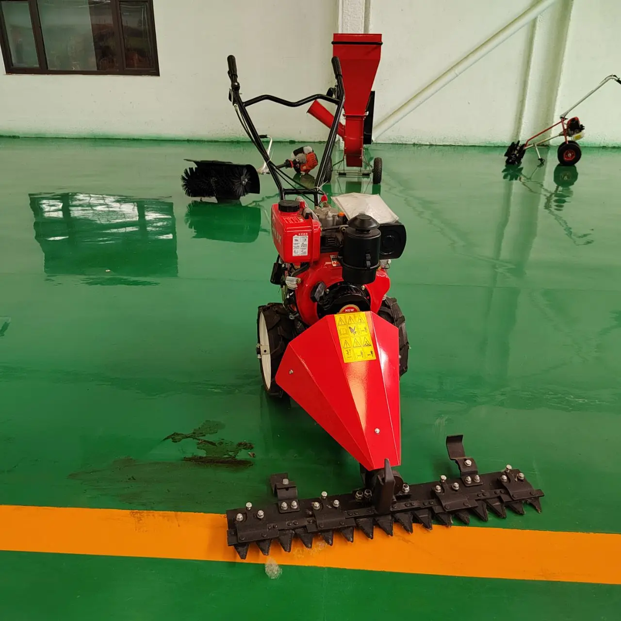 Hand-held lawn mower for small farm, lawn mower for garden home golf course, harvester and planter
Hand-held lawn mower for small farm, lawn mower for garden home golf course, harvester and planter