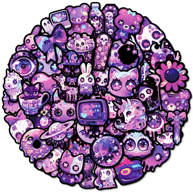10/30/50PCS Gothic Purple Sticky PVC Sticker Aesthetic DIY Children's Decoration Scrapbooking Supplies Hand Accounting for Kids
10/30/50PCS Gothic Purple Sticky PVC Sticker Aesthetic DIY Children's Decoration Scrapbooking Supplies Hand Accounting for Kids