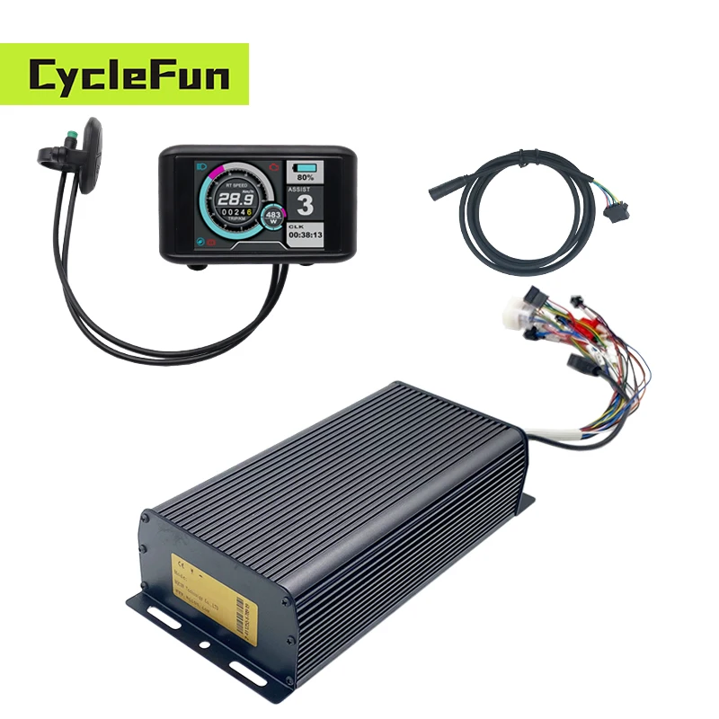 MQCON Sabvoton SVMC-APT 72V 150A SVMC72150 3KW-4KW Controller With UKC1 TFT Display for Electric Scooter And Spoke Hub Motor 
MQCON Sabvoton SVMC-APT 72V 150A SVMC72150 3KW-4KW Controller With UKC1 TFT Display for Electric Scooter And Spoke Hub Motor