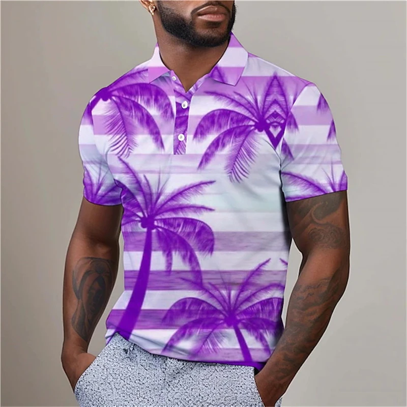 Summer Tropical Leaves Pattern Polo Shirt For Men 3D Printed Hawaiian T-shirt Summer Streetwear Short Sleeve Button Lapel Polo
Summer Tropical Leaves Pattern Polo Shirt For Men 3D Printed Hawaiian T-shirt Summer Streetwear Short Sleeve Button Lapel Polo