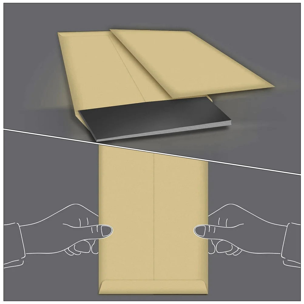 20 Pcs Multifunction Kraft Envelope Bag Student File Bags for Office Paper Envelopes
20 Pcs Multifunction Kraft Envelope Bag Student File Bags for Office Paper Envelopes