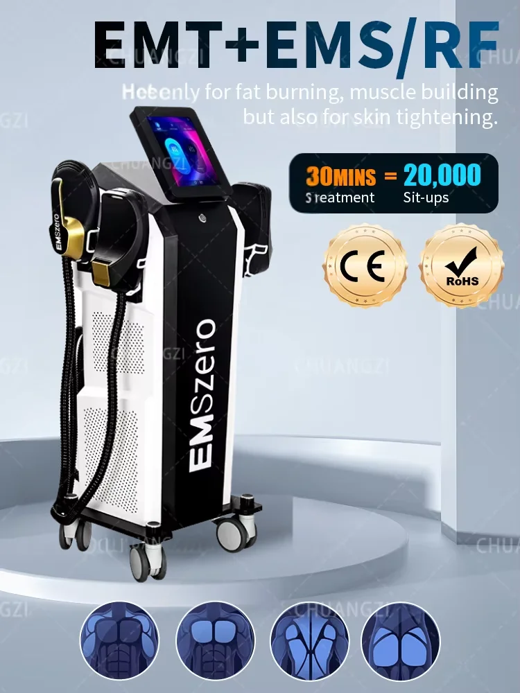 EMSzero RF Muscle Stimulator EMS Body Shaping Machine Fat Burning Nova Muscle Stimulator Salon Body Massage Equipment
EMSzero RF Muscle Stimulator EMS Body Shaping Machine Fat Burning Nova Muscle Stimulator Salon Body Massage Equipment