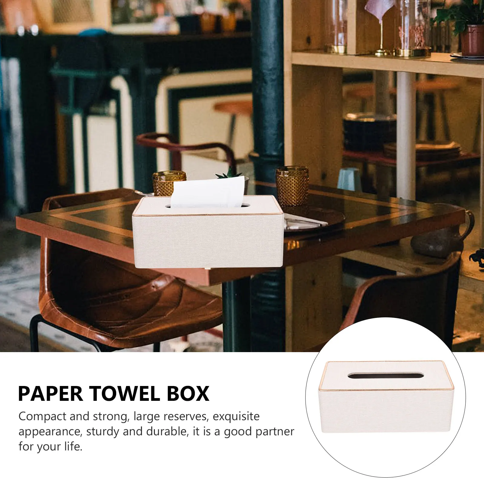 Surface Tissue Box White Container Sturdy Materials Long Service Multi purpose Desktop Paper Holder Storage Case
Surface Tissue Box White Container Sturdy Materials Long Service Multi purpose Desktop Paper Holder Storage Case
