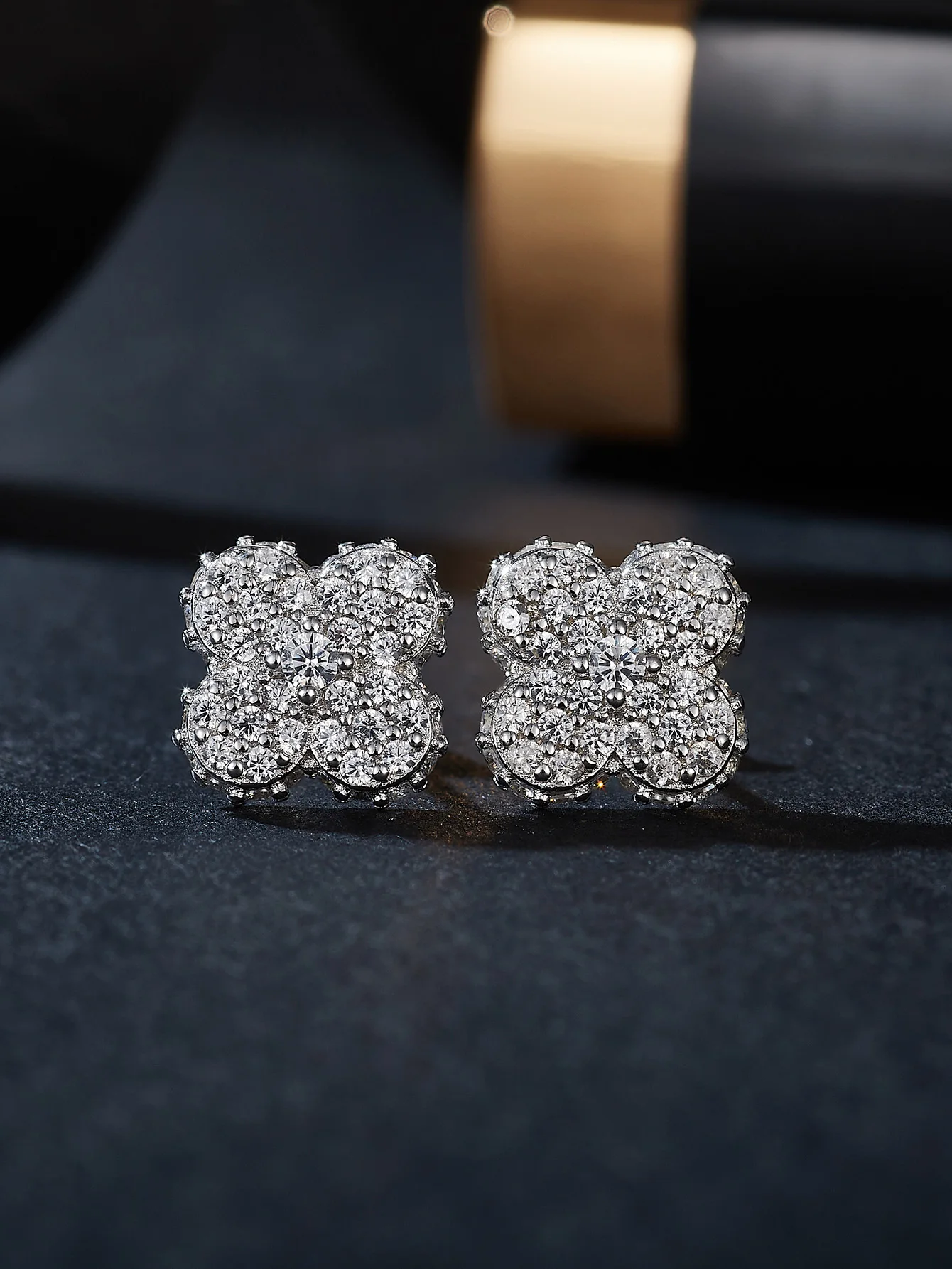 925 Sterling Silver Earrings Flower Stud Earring Elegant Woman's Earring New 2024
925 Sterling Silver Earrings Flower Stud Earring Elegant Woman's Earring New 2024