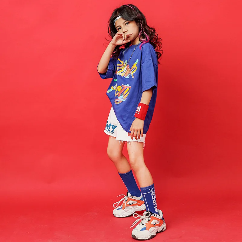 Festival Children Dance Competition Costumes Hip Hop Dance Costumes for Girls Jazz Ballroom Dancing Clothes Street Shirt Shorts
Festival Children Dance Competition Costumes Hip Hop Dance Costumes for Girls Jazz Ballroom Dancing Clothes Street Shirt Shorts