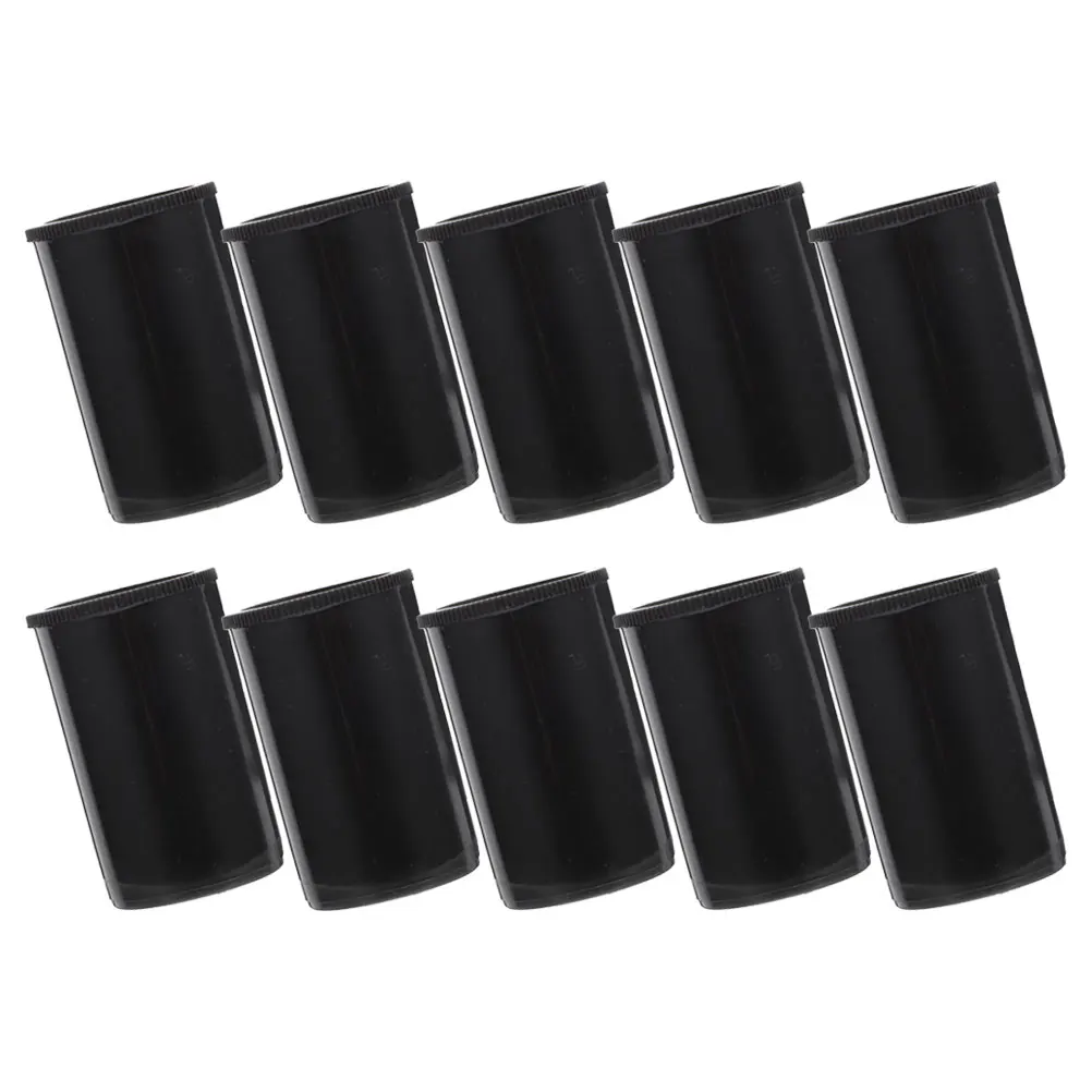 10 Pcs Film Canisters Black Empty Canister Small Plastic Containers with Lids Compact Protective Case for Camera Film Storage
10 Pcs Film Canisters Black Empty Canister Small Plastic Containers with Lids Compact Protective Case for Camera Film Storage