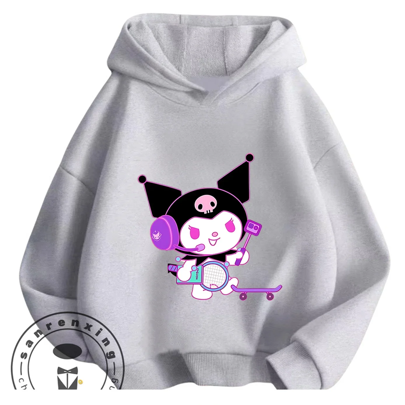 Толстовка с принтом Kuromi In Autumn Leaves для мальчиков и девочек 3-14 лет, осенний природный принт Kawaii
Толстовка с принтом Kuromi In Autumn Leaves для мальчиков и девочек 3-14 лет, осенний природный принт Kawaii