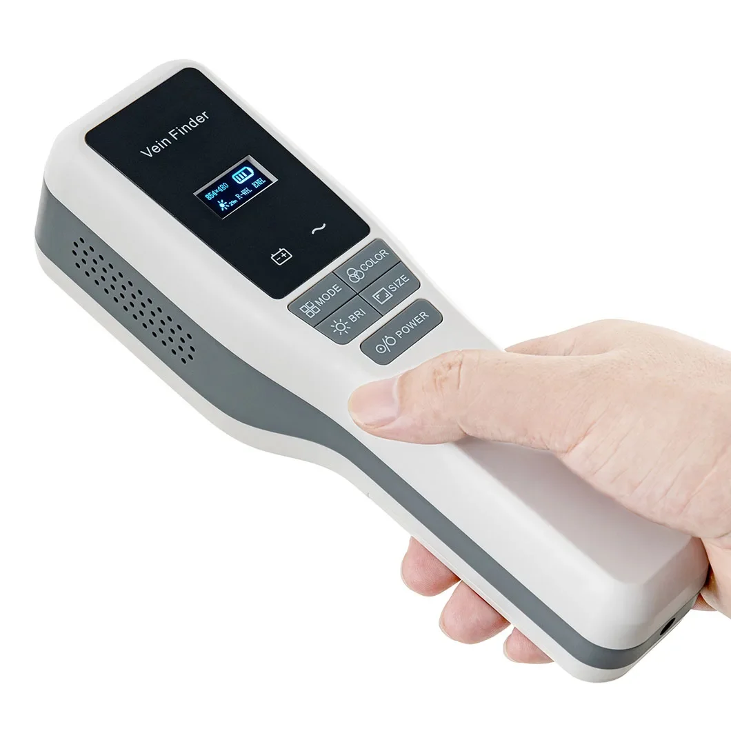 HF-410A Medical High Resolution Multiple Colors Display Handheld Portable Vein Finder Illuminator
HF-410A Medical High Resolution Multiple Colors Display Handheld Portable Vein Finder Illuminator