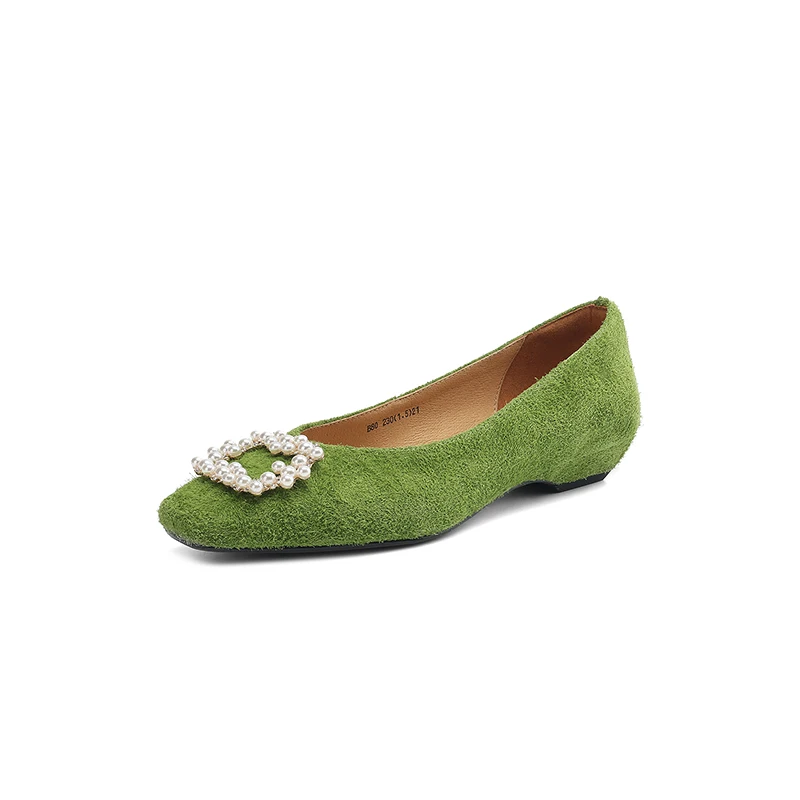 Minimalist Women Square Toe Flats 2.5cm Block Heel Genuine Leather Slip On Purple Green Brown
Minimalist Women Square Toe Flats 2.5cm Block Heel Genuine Leather Slip On Purple Green Brown