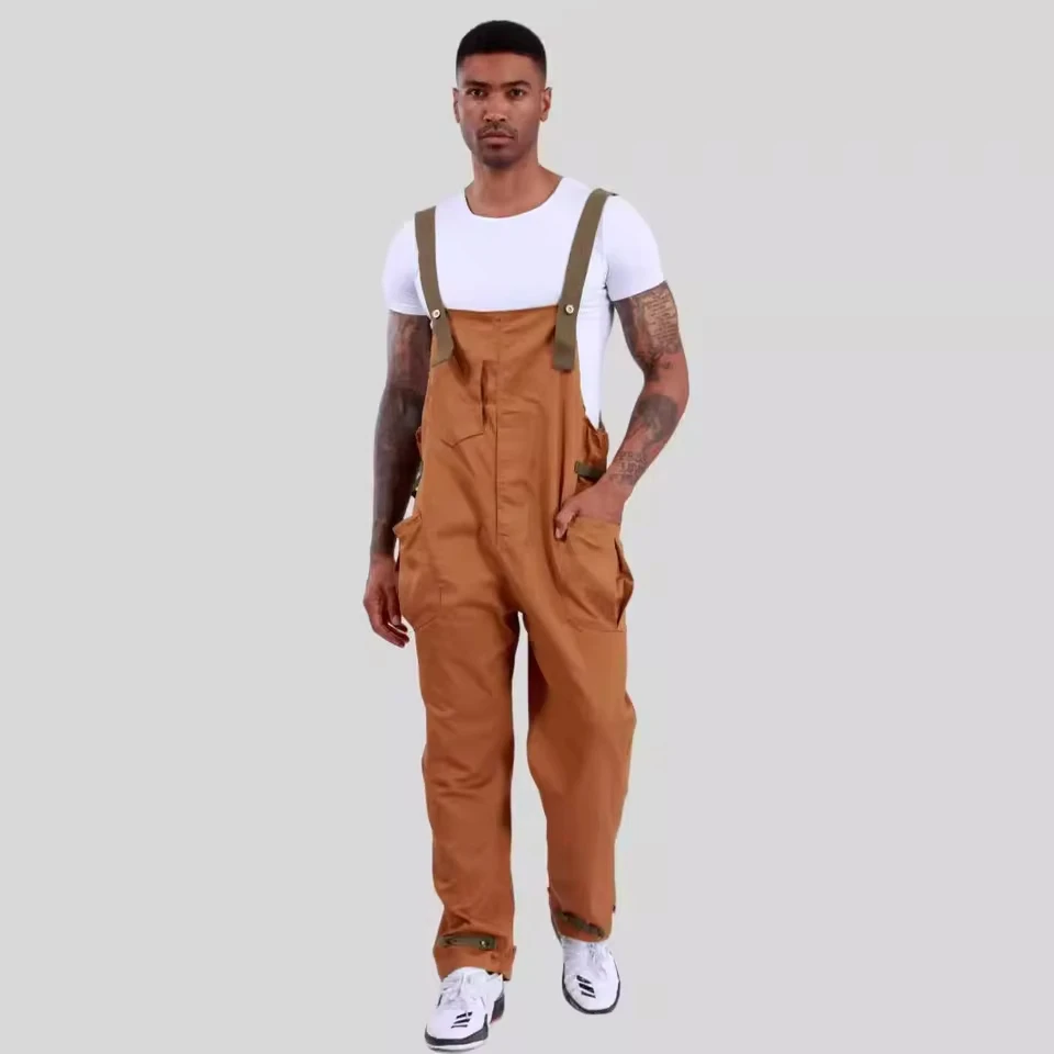 Retro Vintage Loose Workwear with Shoulder Straps and Adjustable Camisole Jumpsuit for Men
Retro Vintage Loose Workwear with Shoulder Straps and Adjustable Camisole Jumpsuit for Men