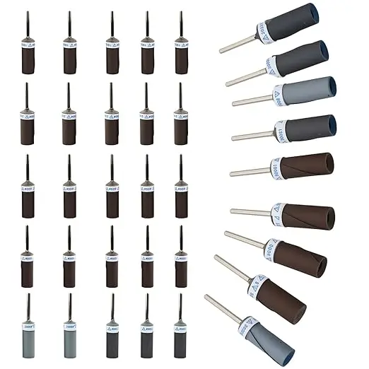 5Pcs 180-5000 Grit Sand Paper Bar 2.35/3mm Shank Cylinder Sandpaper Rod Grinding Head for Jewelry Making Rotary Tools
5Pcs 180-5000 Grit Sand Paper Bar 2.35/3mm Shank Cylinder Sandpaper Rod Grinding Head for Jewelry Making Rotary Tools