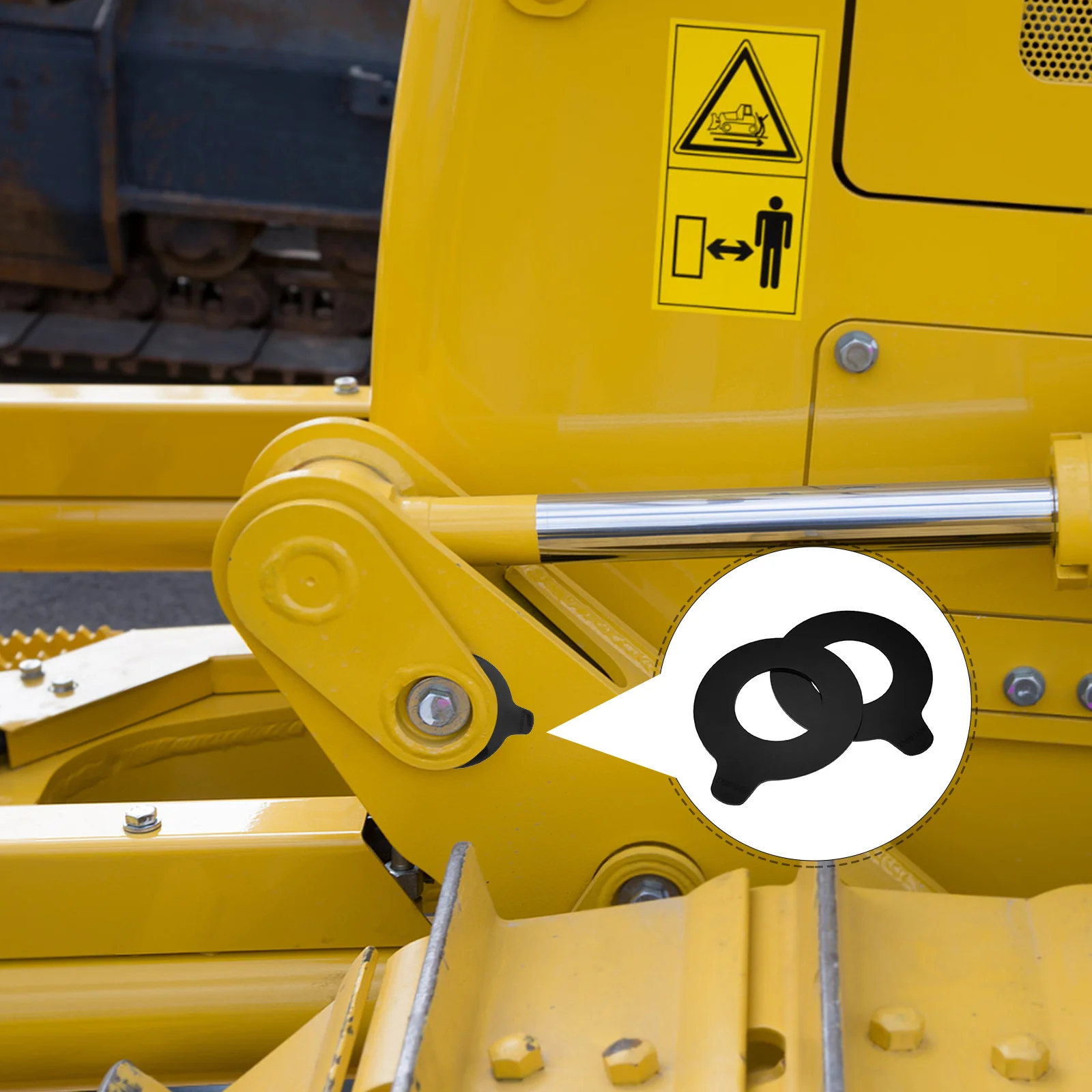 2Pcs Heavy-Duty Excavator Pin Shim Kit Round Rubber Washers Durable Vibration Reduction Replacement Parts Washer Set
2Pcs Heavy-Duty Excavator Pin Shim Kit Round Rubber Washers Durable Vibration Reduction Replacement Parts Washer Set