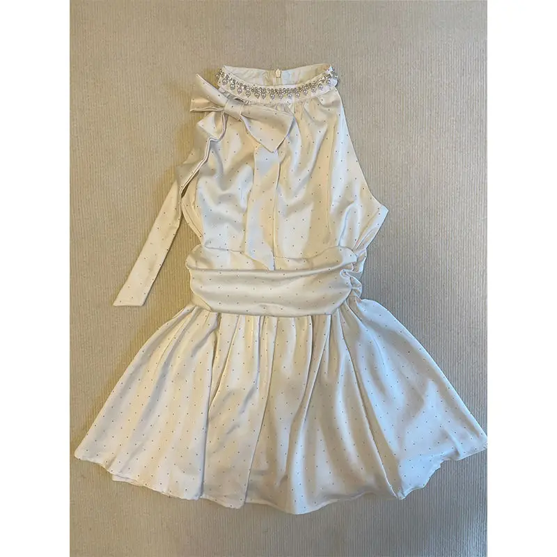 Spring Polka Dot Sleeveless Mini Dress Women Spaghetti Strap Slim Fit Elegant Summer Dress Casual Cute Party Dress Outfit 2025
Spring Polka Dot Sleeveless Mini Dress Women Spaghetti Strap Slim Fit Elegant Summer Dress Casual Cute Party Dress Outfit 2025