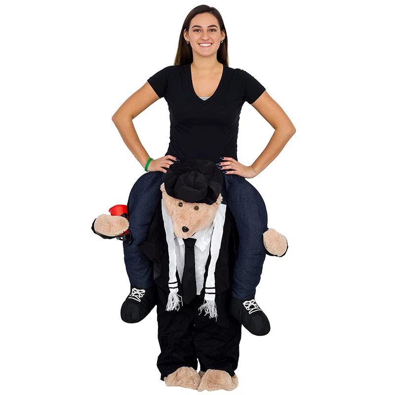 Women Lift Me Walking Carrying Animal Halloween Dress Up Men Bear Piggyback Ride On Me Cosplay Adult Rabbi Bear Mascot Costume
Women Lift Me Walking Carrying Animal Halloween Dress Up Men Bear Piggyback Ride On Me Cosplay Adult Rabbi Bear Mascot Costume