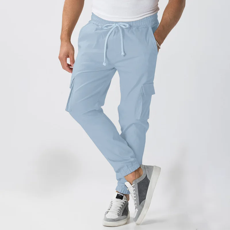 Thin Casual Sportswear Men's Running Fitness Pants Outdoor Pocket Overalls Casual Pants Men's
Thin Casual Sportswear Men's Running Fitness Pants Outdoor Pocket Overalls Casual Pants Men's