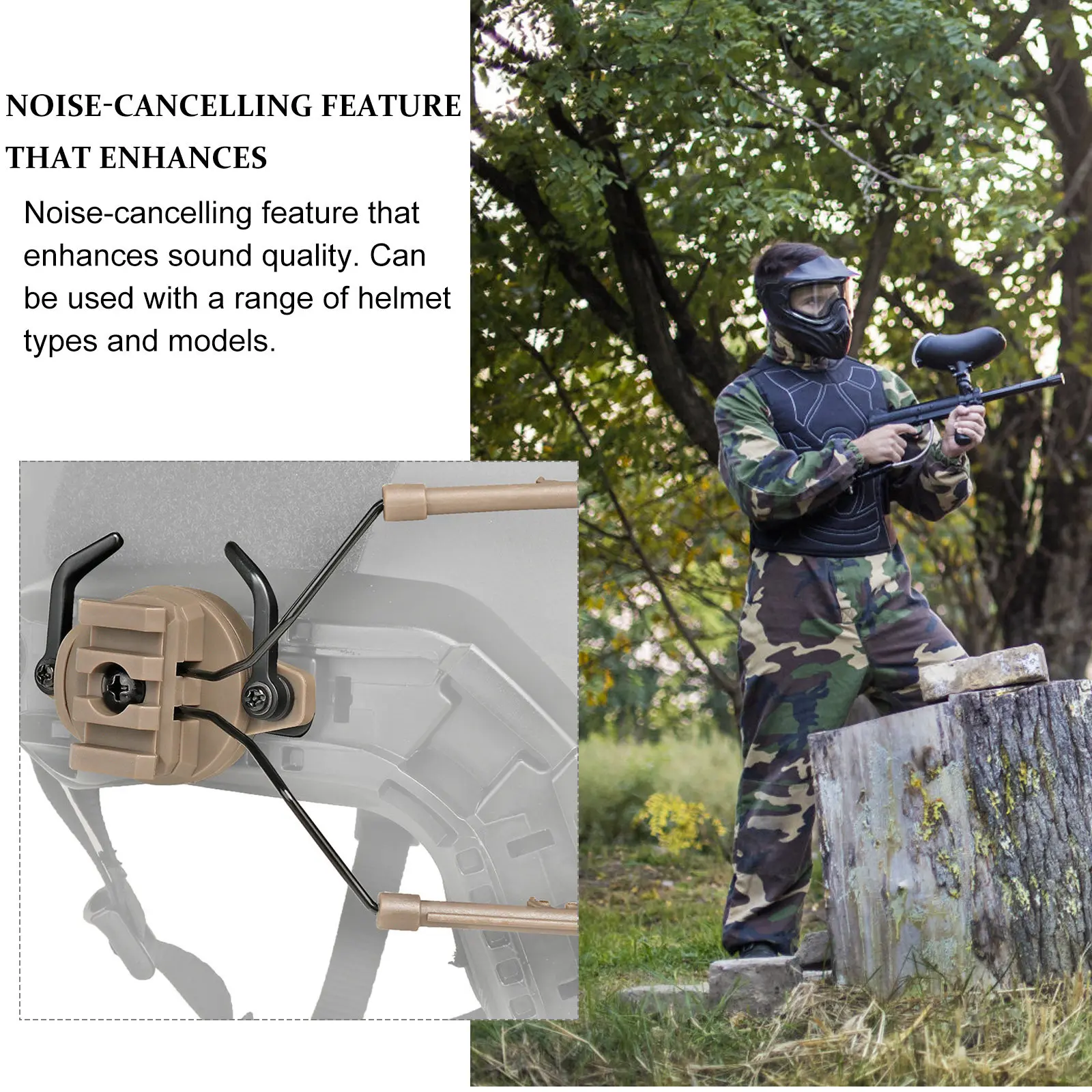 1 пара профессиональных наружных наушников с креплением на рельс, сменный адаптер, многофункциональная подвесная конструкция, подходит для большинства наушников
1 пара профессиональных наружных наушников с креплением на рельс, сменный адаптер, многофункциональная подвесная конструкция, подходит для большинства наушников