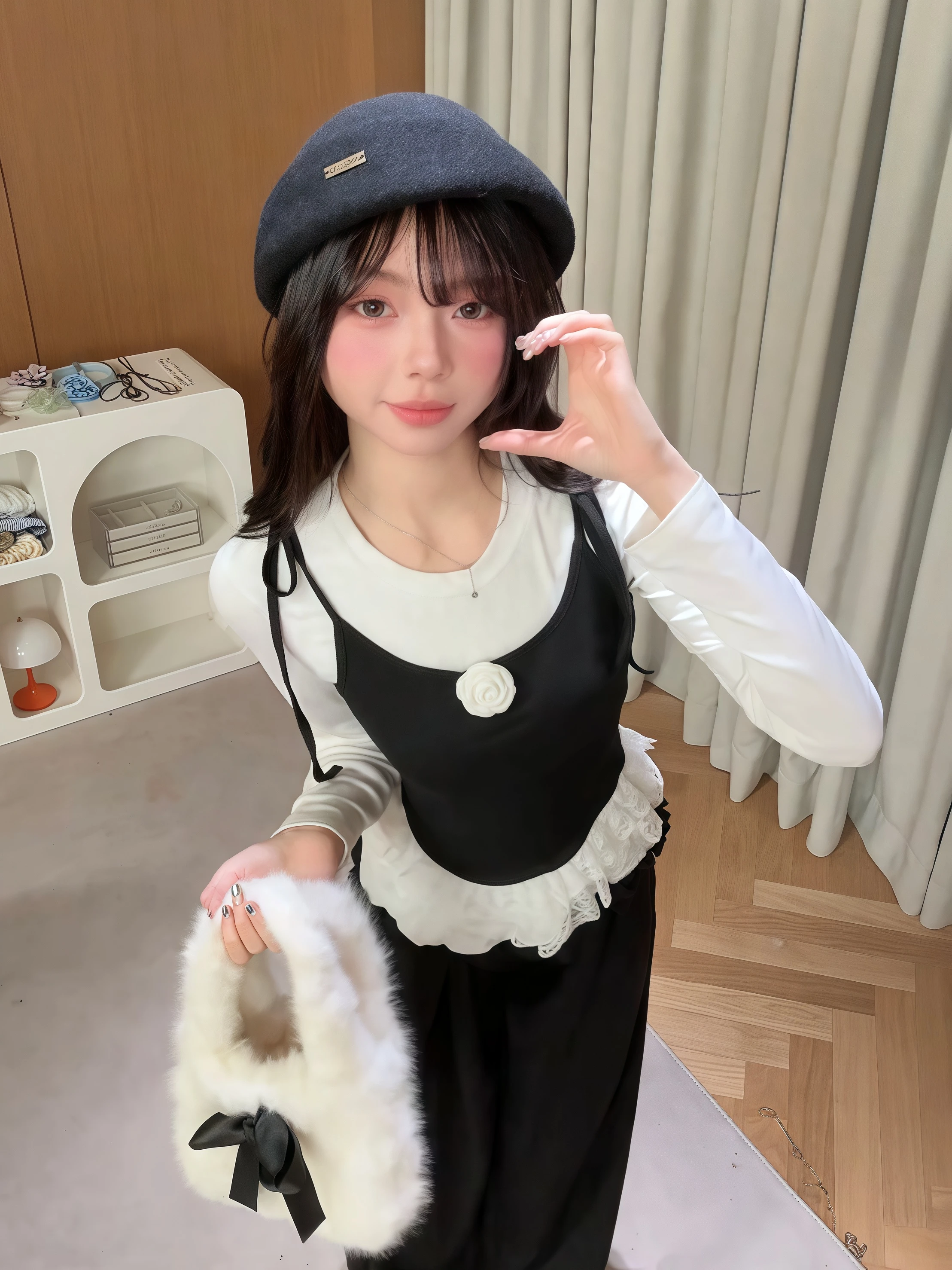 Korean Sle Long Sve Color Blo Slim Fit Women's T-irt Spring Design Sense Inner Wear Floral ort Top Fake Two-Piece
Korean Sle Long Sve Color Blo Slim Fit Women's T-irt Spring Design Sense Inner Wear Floral ort Top Fake Two-Piece