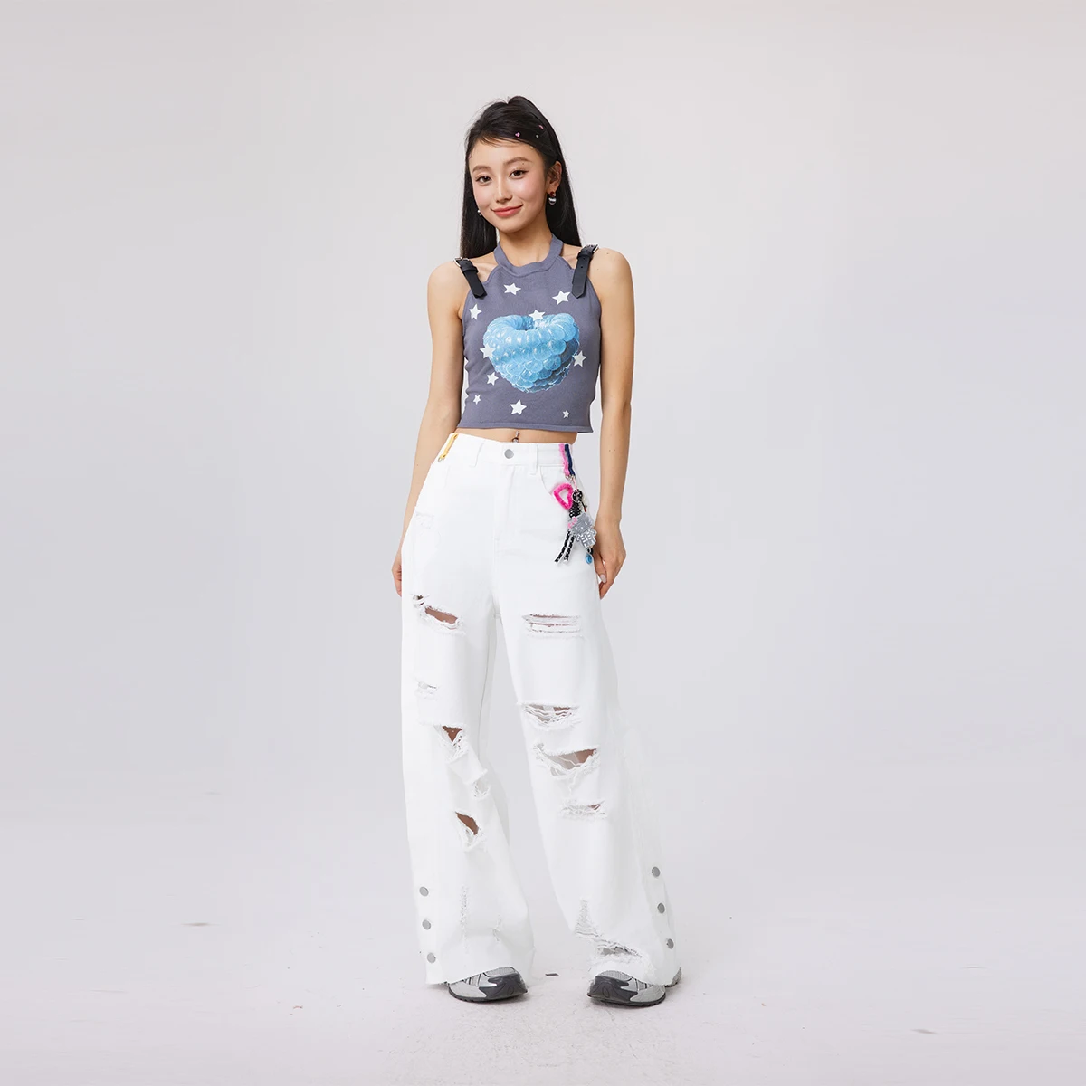 White Casual INS Sle Women's Jeans High Waist Straight Leg Cotton Denim Pants Trendy Hole Design Autumn Faion Ladies' Clo...
White Casual INS Sle Women's Jeans High Waist Straight Leg Cotton Denim Pants Trendy Hole Design Autumn Faion Ladies' Clo...