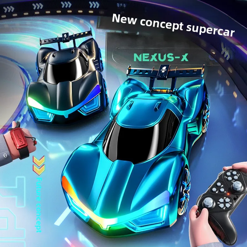 Drift Remote Control Car 4WD Gesture Sensing rc vehicle New Energy Concept Rc Car With Music Charging Station LED Light Kids Toy
Drift Remote Control Car 4WD Gesture Sensing rc vehicle New Energy Concept Rc Car With Music Charging Station LED Light Kids Toy
