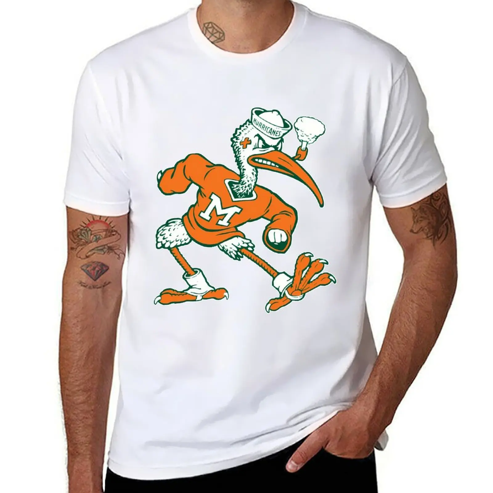 Vintage Sebastian Mascot Of Univ. Of Miami Mascot T-Shirt t shirt man cotton t shirts for man pack cotton T-Shirt
Vintage Sebastian Mascot Of Univ. Of Miami Mascot T-Shirt t shirt man cotton t shirts for man pack cotton T-Shirt