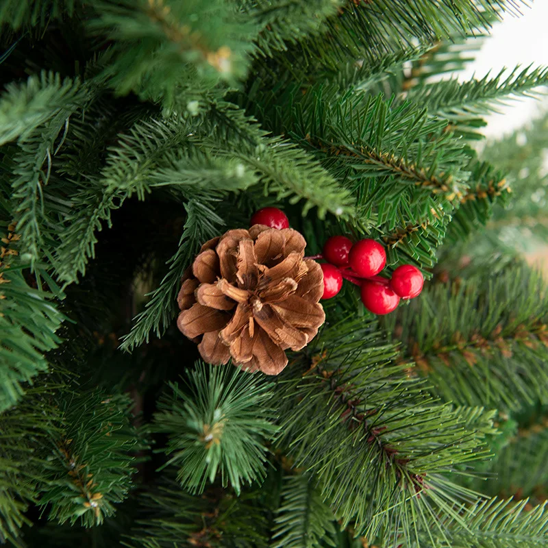 Рождественская елка премиум-класса из ПВХ/ПЭ — сосна смешанной 5 футов с красными ягодами и золотым сердечником, реалистичный рождественский декор для дома
Рождественская елка премиум-класса из ПВХ/ПЭ — сосна смешанной 5 футов с красными ягодами и золотым сердечником, реалистичный рождественский декор для дома