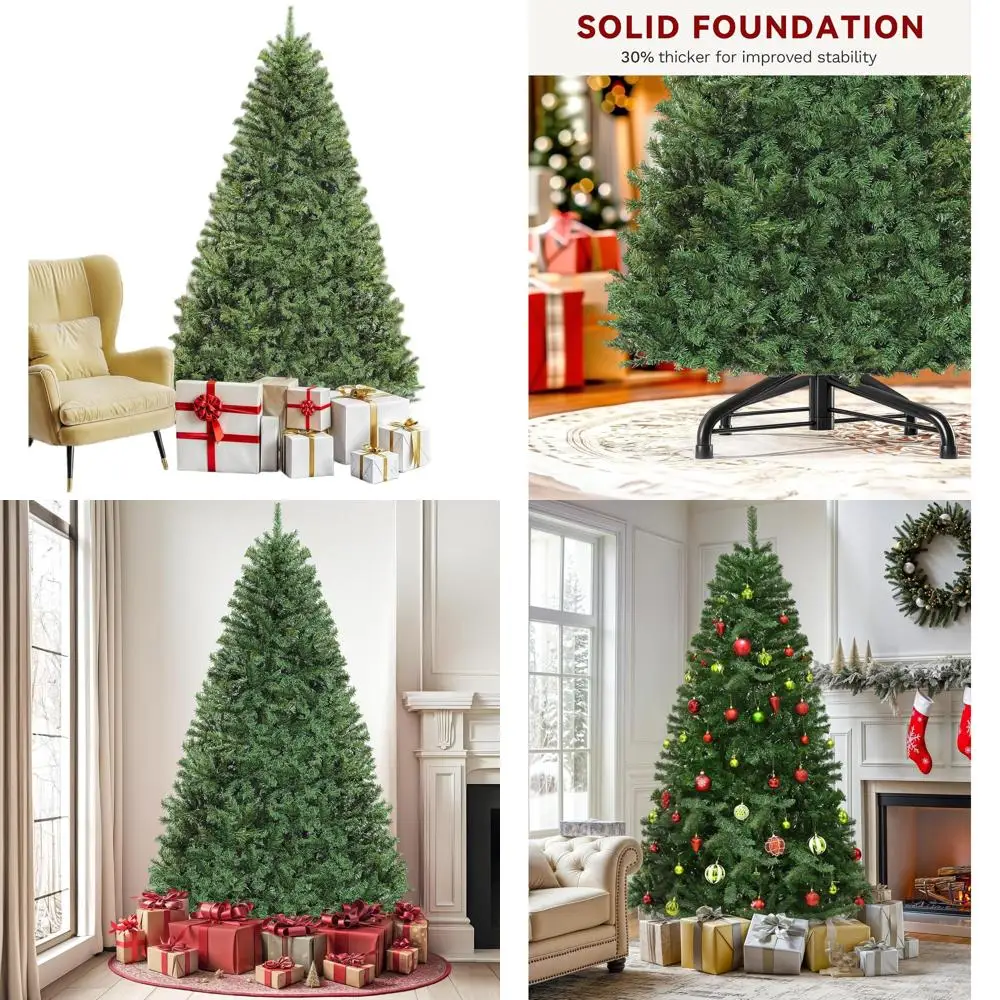 1346-Tip Fire-Resistant PVC Green Spruce Christmas Tree, 7.5 ft, Foldable Base, Ideal for Parties & Holidays
1346-Tip Fire-Resistant PVC Green Spruce Christmas Tree, 7.5 ft, Foldable Base, Ideal for Parties & Holidays