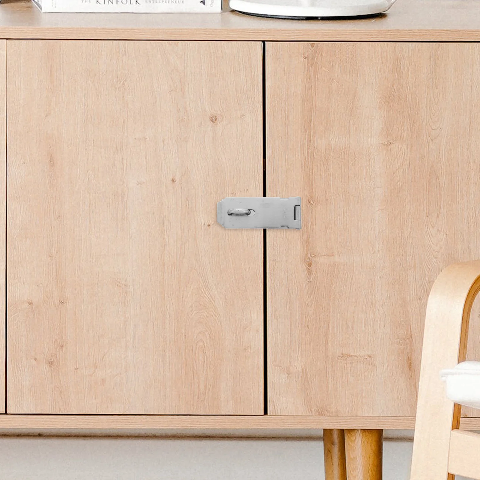 1 Set Stainless Steel Lock Latch Heavy Duty Security Hasp For Door Gate Shed Closet Barn Padlock Mounting Hardware Fastening
1 Set Stainless Steel Lock Latch Heavy Duty Security Hasp For Door Gate Shed Closet Barn Padlock Mounting Hardware Fastening