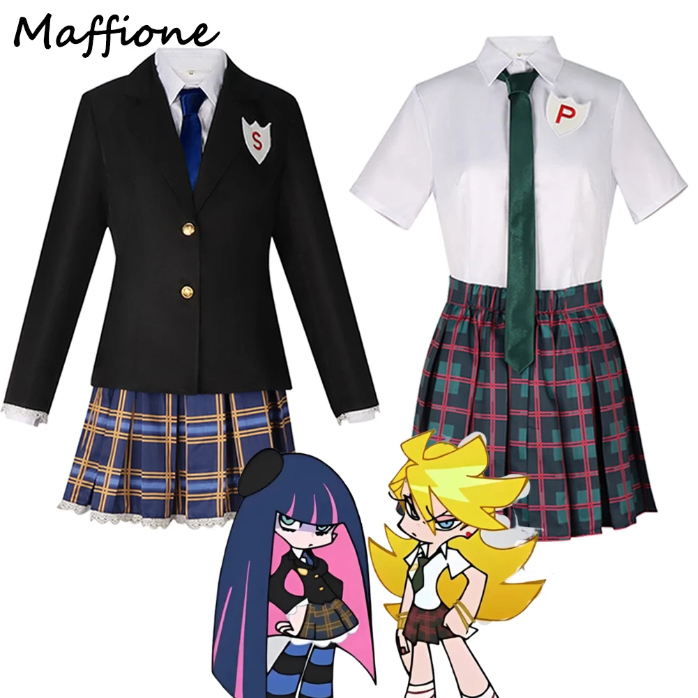 Stocking Anarchy Cosplay Panty School Uniform Costume Anime Panty And Stocking Disguise Roleplay Necktie Hat Women Halloween
Stocking Anarchy Cosplay Panty School Uniform Costume Anime Panty And Stocking Disguise Roleplay Necktie Hat Women Halloween
