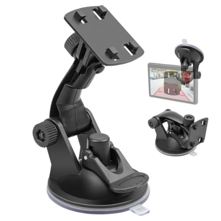 4-Hole Direct Fit Suction Cup Mount for Backup Camera 4.3"/5" Monitor Knob-Lock Adjustable Dashboard Windshield Monitor Mountin
4-Hole Direct Fit Suction Cup Mount for Backup Camera 4.3"/5" Monitor Knob-Lock Adjustable Dashboard Windshield Monitor Mountin