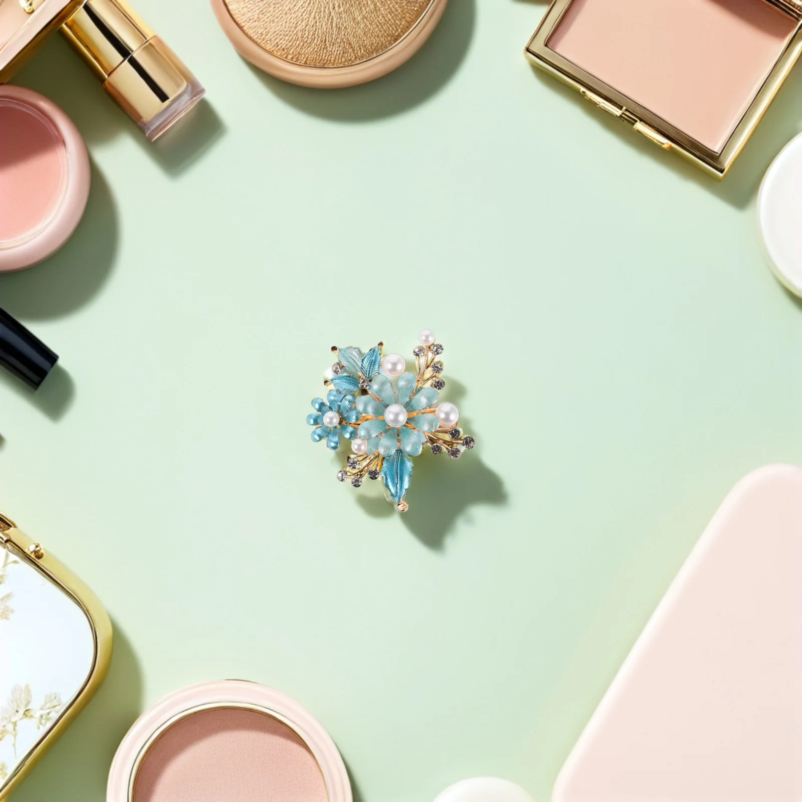 Vintage Hairpin Flower Accessories Duckbill Clips for Women Rhinestone Plastic Miss 
Vintage Hairpin Flower Accessories Duckbill Clips for Women Rhinestone Plastic Miss