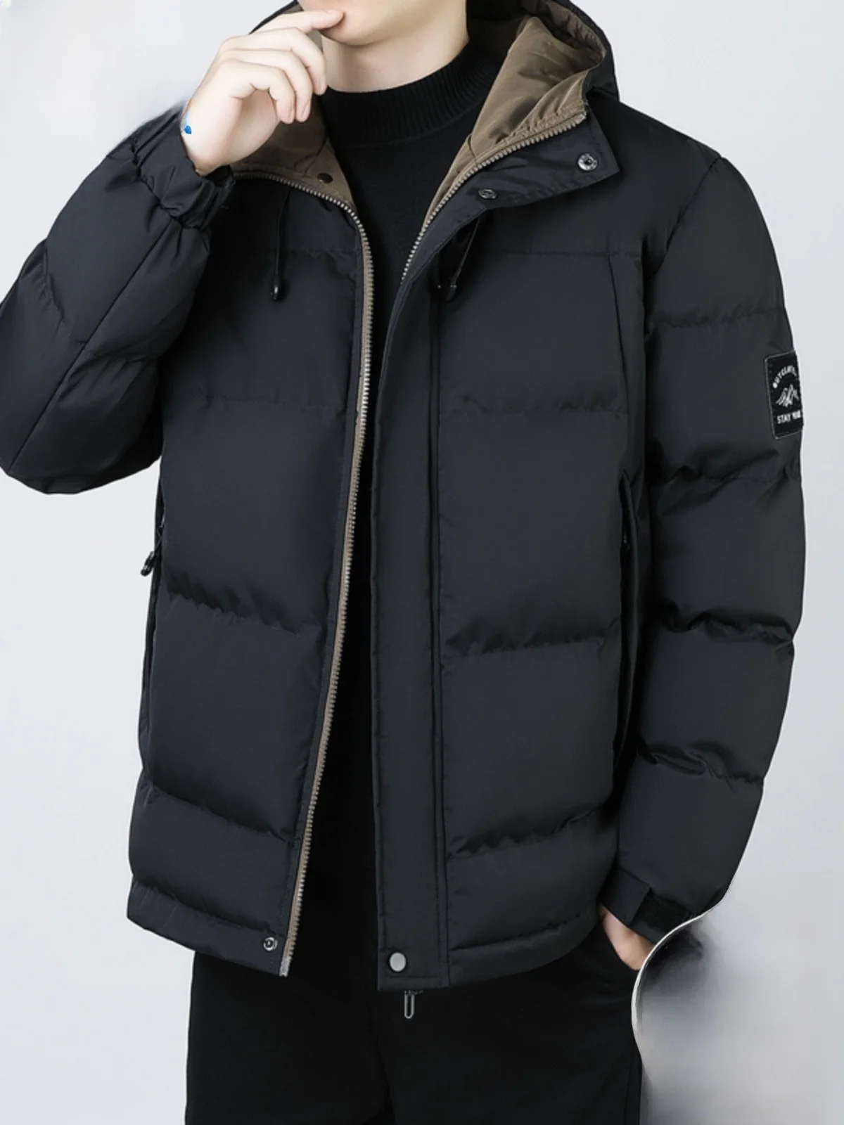 Paul Winter New Hooded down Cotton Jaet Men's Youth Warm Thiened Casual Sports Large Size Outerwear Polyester Fiber
Paul Winter New Hooded down Cotton Jaet Men's Youth Warm Thiened Casual Sports Large Size Outerwear Polyester Fiber