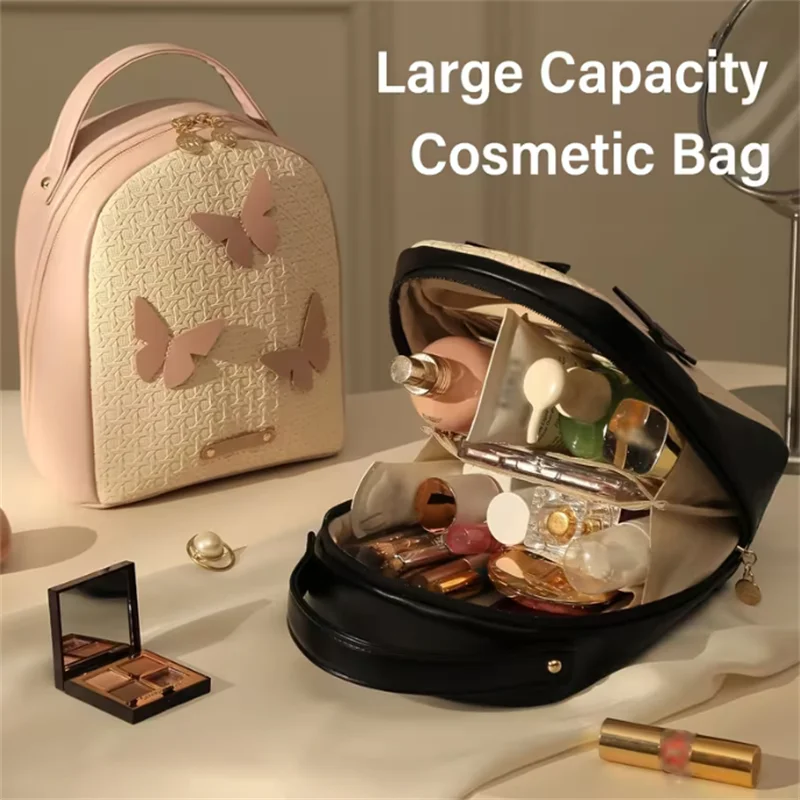 Большая вместительная сумка для хранения кистей для макияжа, косметические инструменты-бабочка, органайзер, чехол с несколькими отделениями, кожаный держатель для кистей
Большая вместительная сумка для хранения кистей для макияжа, косметические инструменты-бабочка, органайзер, чехол с несколькими отделениями, кожаный держатель для кистей