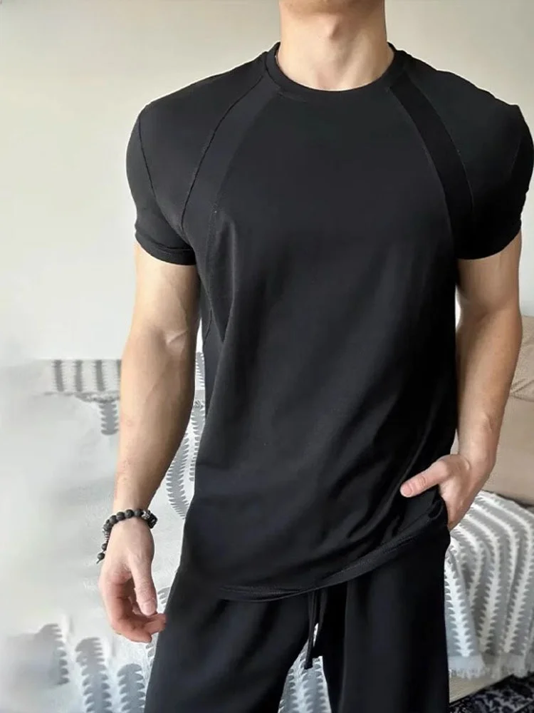 High-End Liquid Ammonia Cotton ort Sve Men's T-irt American Sle Summer Slim Fit Muscle ow f Sve Men's irt
High-End Liquid Ammonia Cotton ort Sve Men's T-irt American Sle Summer Slim Fit Muscle ow f Sve Men's irt