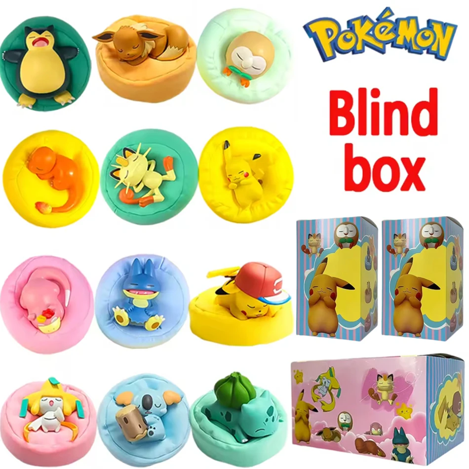 1-12 Pcs Anime Pokemon Pikachu Figure Blind Box PVC Model Toys Sleep Series Interior Hand Sleeping Position Gift for Sfrien
1-12 Pcs Anime Pokemon Pikachu Figure Blind Box PVC Model Toys Sleep Series Interior Hand Sleeping Position Gift for Sfrien