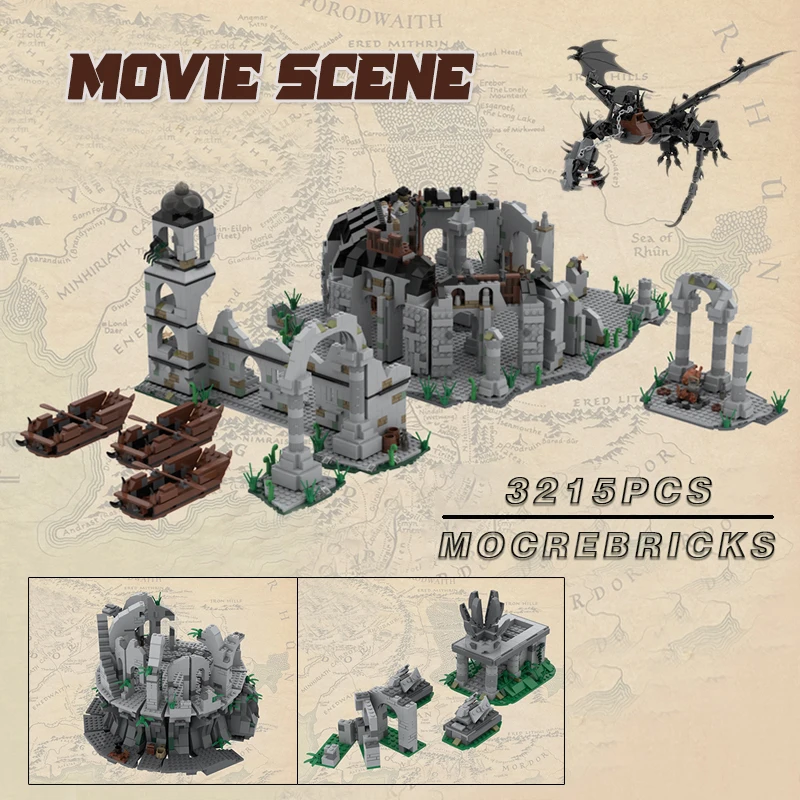 Movie Classical Scene MOC Building Block The Fall Of The City Bricks Collector Series Model DIY Assembly Toys Gifts
Movie Classical Scene MOC Building Block The Fall Of The City Bricks Collector Series Model DIY Assembly Toys Gifts