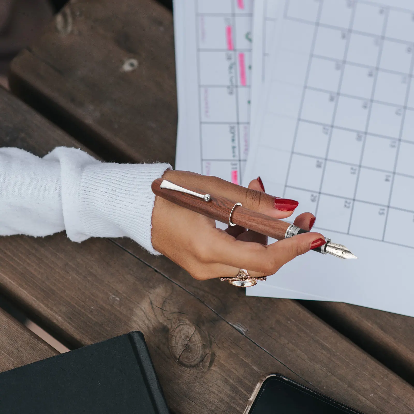 Перьевая ручка из палисандра, премиум-класса, деревянная, металлическая, для каллиграфии, эргономичный дизайн, долговечная, для плавного письма, канцелярские товары для офиса и школы
Перьевая ручка из палисандра, премиум-класса, деревянная, металлическая, для каллиграфии, эргономичный дизайн, долговечная, для плавного письма, канцелярские товары для офиса и школы