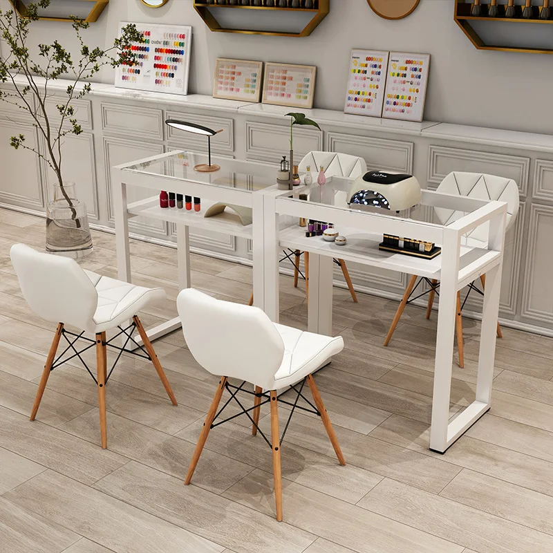 Nordic Modern Nail Table Design Aesthetic Elegant Italian Nail Desk Glamour Unique Table De Manucure Nail Salon Furniture
Nordic Modern Nail Table Design Aesthetic Elegant Italian Nail Desk Glamour Unique Table De Manucure Nail Salon Furniture