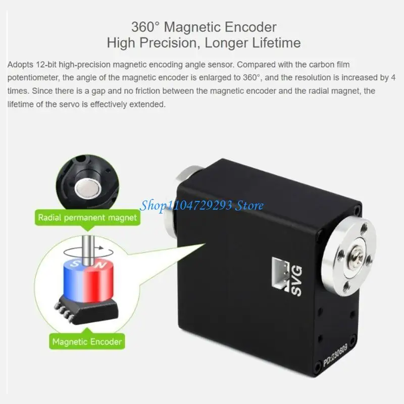 Y2GD ST3025 40KG.CM Металлическая серийная шина Серворет с бесщеточным двигателем 360 ° Magneticencoder
Y2GD ST3025 40KG.CM Металлическая серийная шина Серворет с бесщеточным двигателем 360 ° Magneticencoder