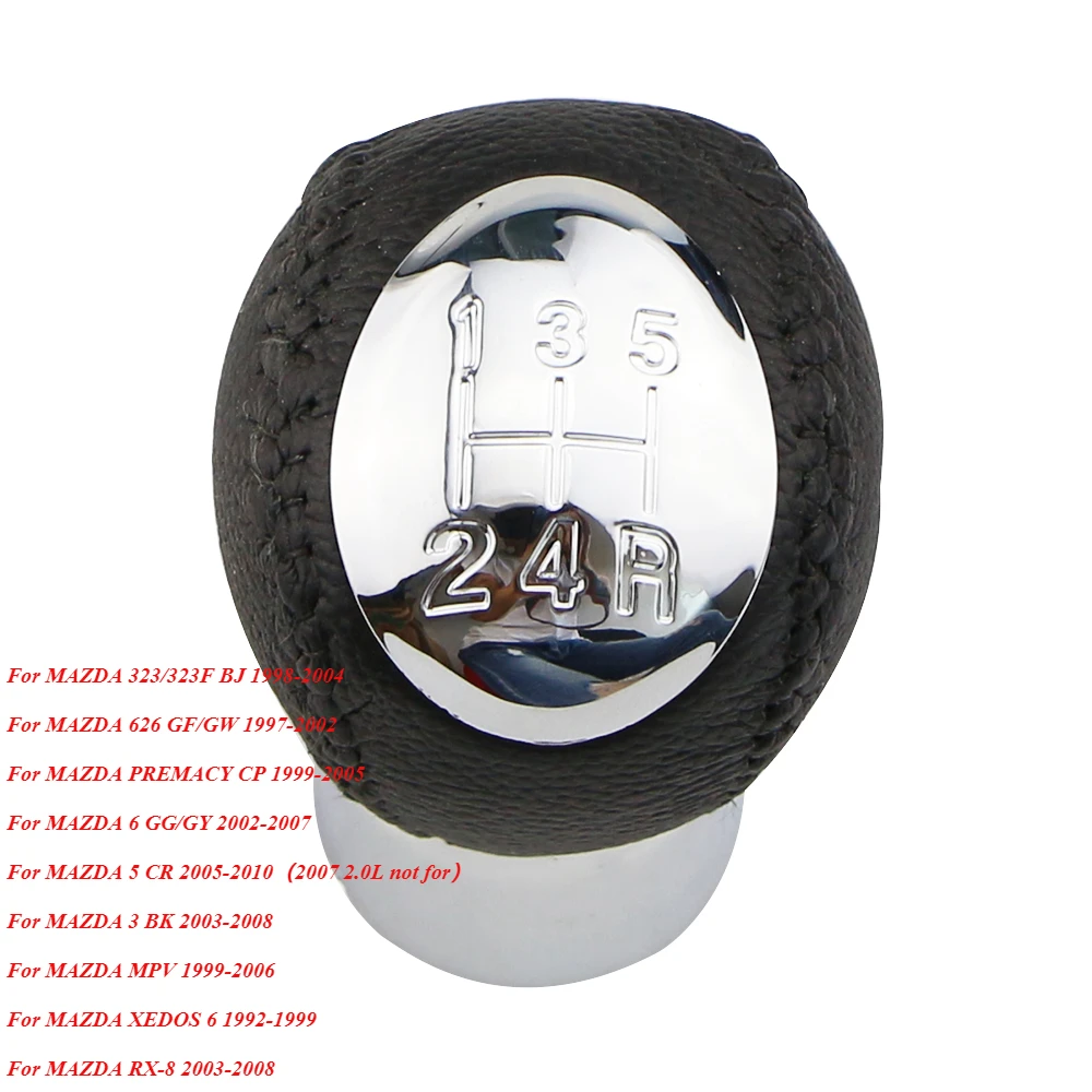 5 Speed Gear Shift Knob for Mazda 3 BK 5 CR 6 GG/GY MPV PREMACY CP 323/323F BJ 626 GF/GW XEDOS 6 RX-8 MT Repalce Parts
5 Speed Gear Shift Knob for Mazda 3 BK 5 CR 6 GG/GY MPV PREMACY CP 323/323F BJ 626 GF/GW XEDOS 6 RX-8 MT Repalce Parts