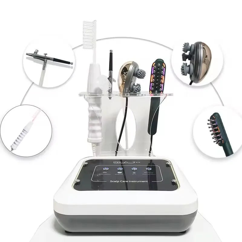 Mini Homeuse 4-in-1 Scalp Care Device Nanometer Spray Scalp Massager Hair Regrowth Anti-Hair Loss Treatment Machine on Sale
Mini Homeuse 4-in-1 Scalp Care Device Nanometer Spray Scalp Massager Hair Regrowth Anti-Hair Loss Treatment Machine on Sale