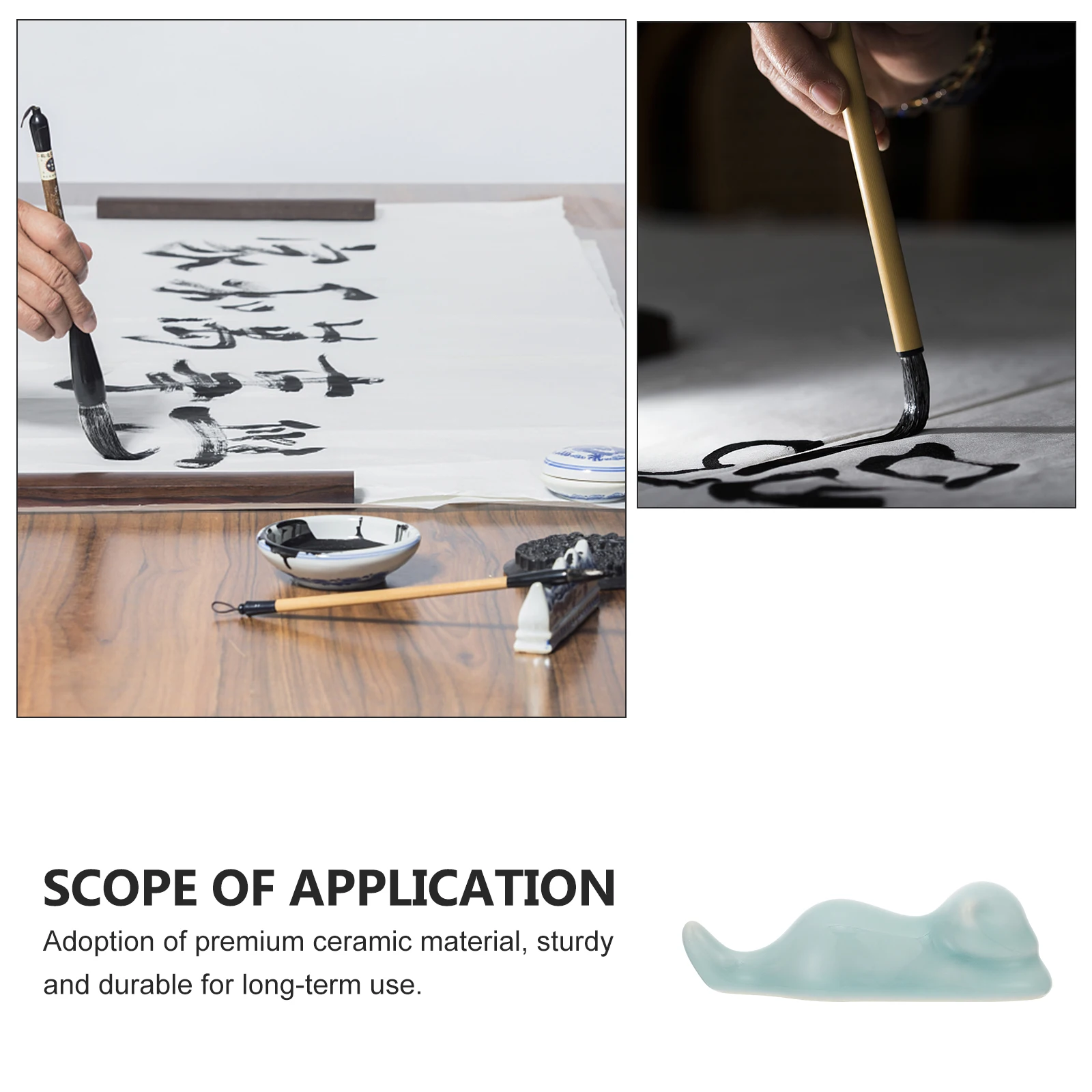 Premium Ceramic Pen Holder for Calligraphy Brushes Elegant Brush Rest Stand Functional Desk Accessory Writing Tool Organizer
Premium Ceramic Pen Holder for Calligraphy Brushes Elegant Brush Rest Stand Functional Desk Accessory Writing Tool Organizer