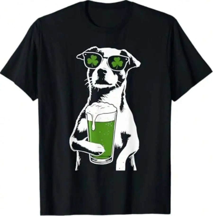 Funny Shamrock Dog Beer T-Shirt for St Patrick's Day
Funny Shamrock Dog Beer T-Shirt for St Patrick's Day