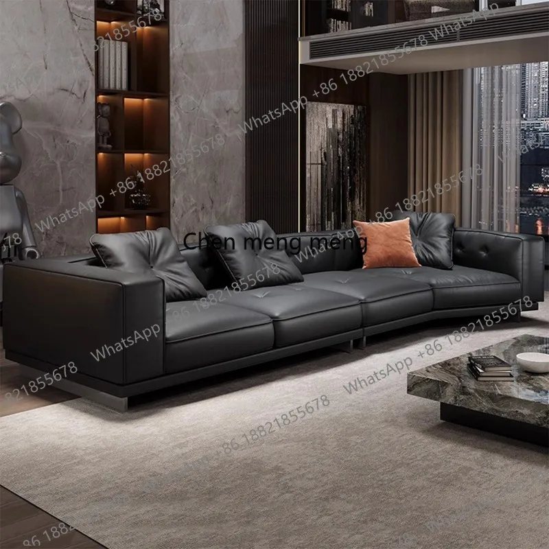 Italian minimalist leather sofa size apartment living room special-shaped combination modern minimalist leather art curved sofa
Italian minimalist leather sofa size apartment living room special-shaped combination modern minimalist leather art curved sofa