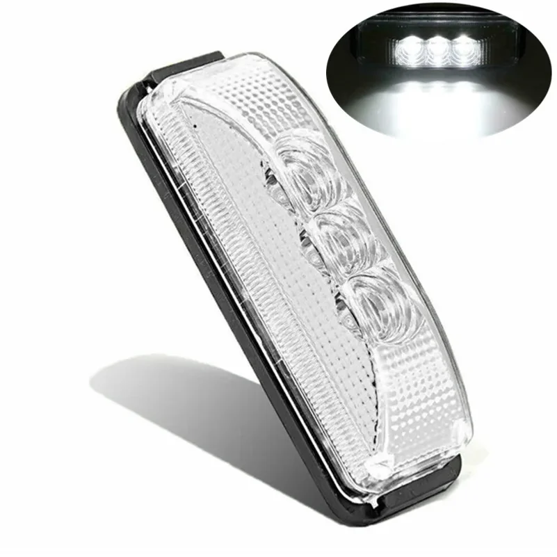 Pick Up Truck Light Waterproof Trailer Lights Clear White Lights 12V 3 LED Fender Front Side Cab Pickup RV Truck Side Marker
Pick Up Truck Light Waterproof Trailer Lights Clear White Lights 12V 3 LED Fender Front Side Cab Pickup RV Truck Side Marker