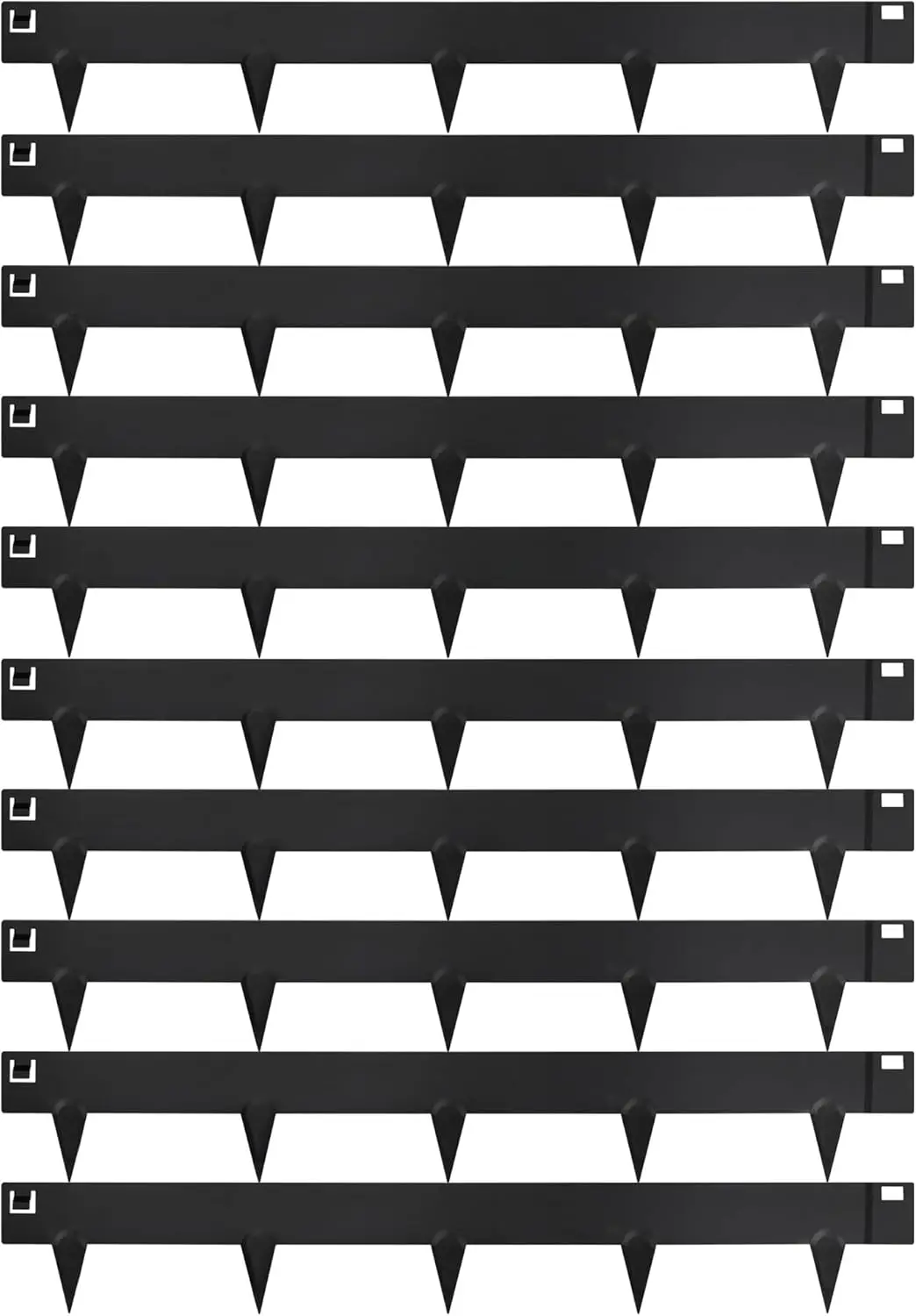 10-Pack Galvanized Steel Landscape Edging - 6 in. H Bendable Strips, Hammer-in Flexible Black Border for Yard Pathway Divider
10-Pack Galvanized Steel Landscape Edging - 6 in. H Bendable Strips, Hammer-in Flexible Black Border for Yard Pathway Divider