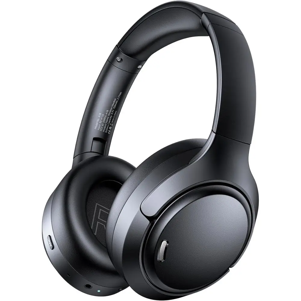 Extended Playtime Hybrid Noise Cancelling Over-Ear Bluetooth Headphones with 6 ENC Mics and Hi-Res Audio
Extended Playtime Hybrid Noise Cancelling Over-Ear Bluetooth Headphones with 6 ENC Mics and Hi-Res Audio